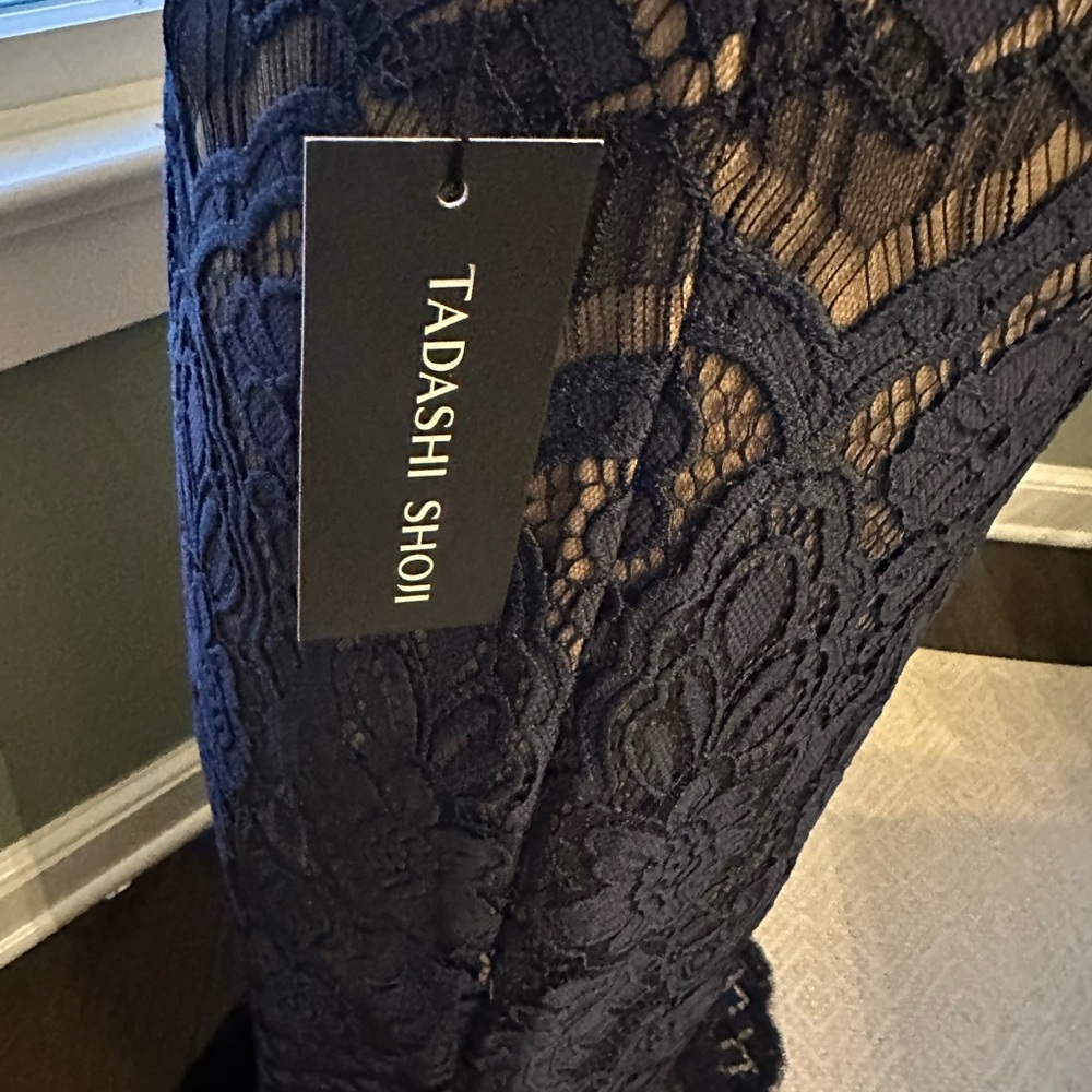 Tadashi Shoji Midnight Lace Dress - Picture 2 of 4